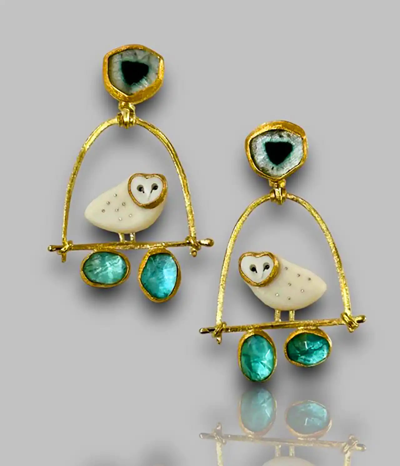 گوشواره طرح جغد