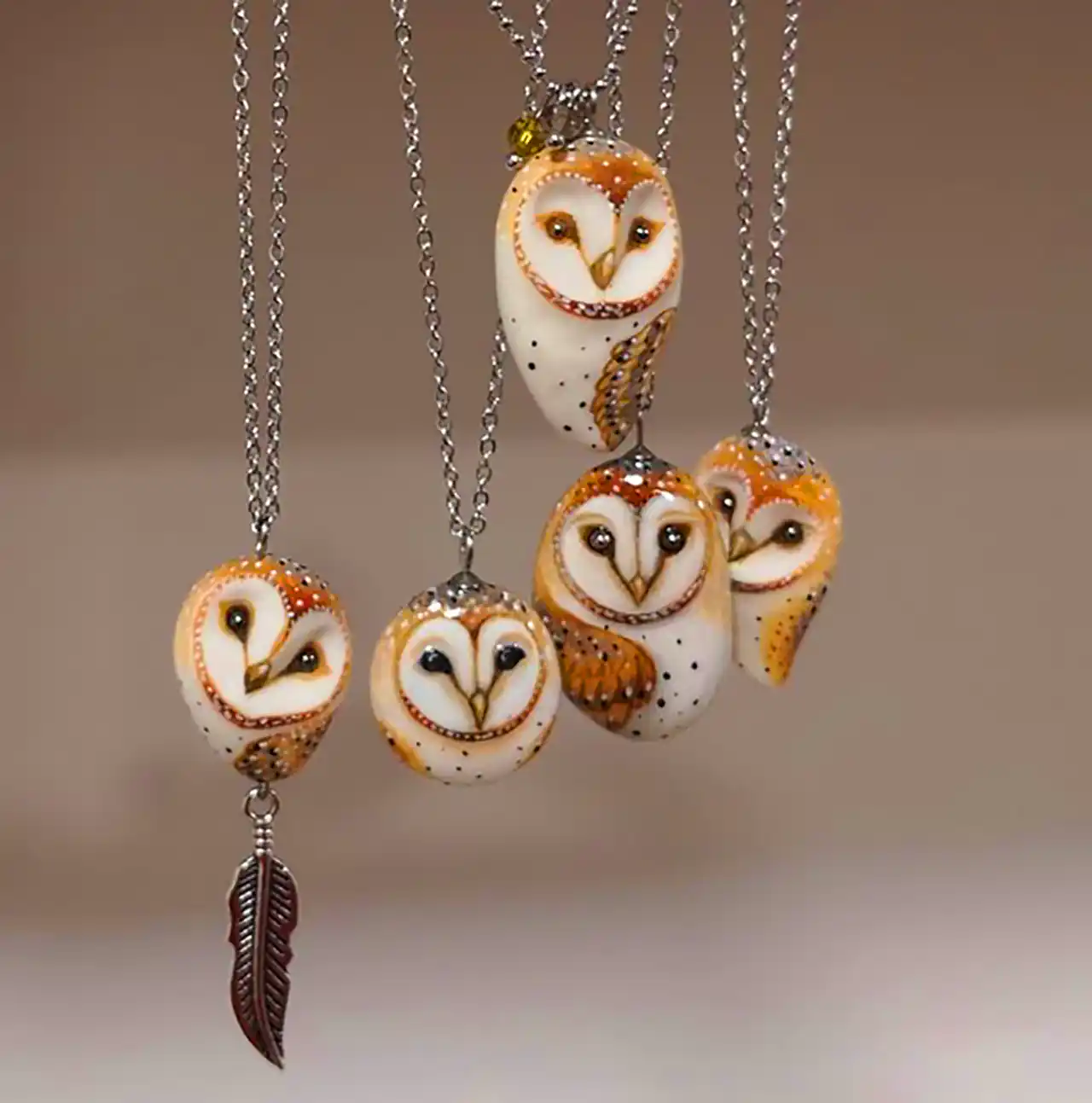 گوشواره طرح جغد