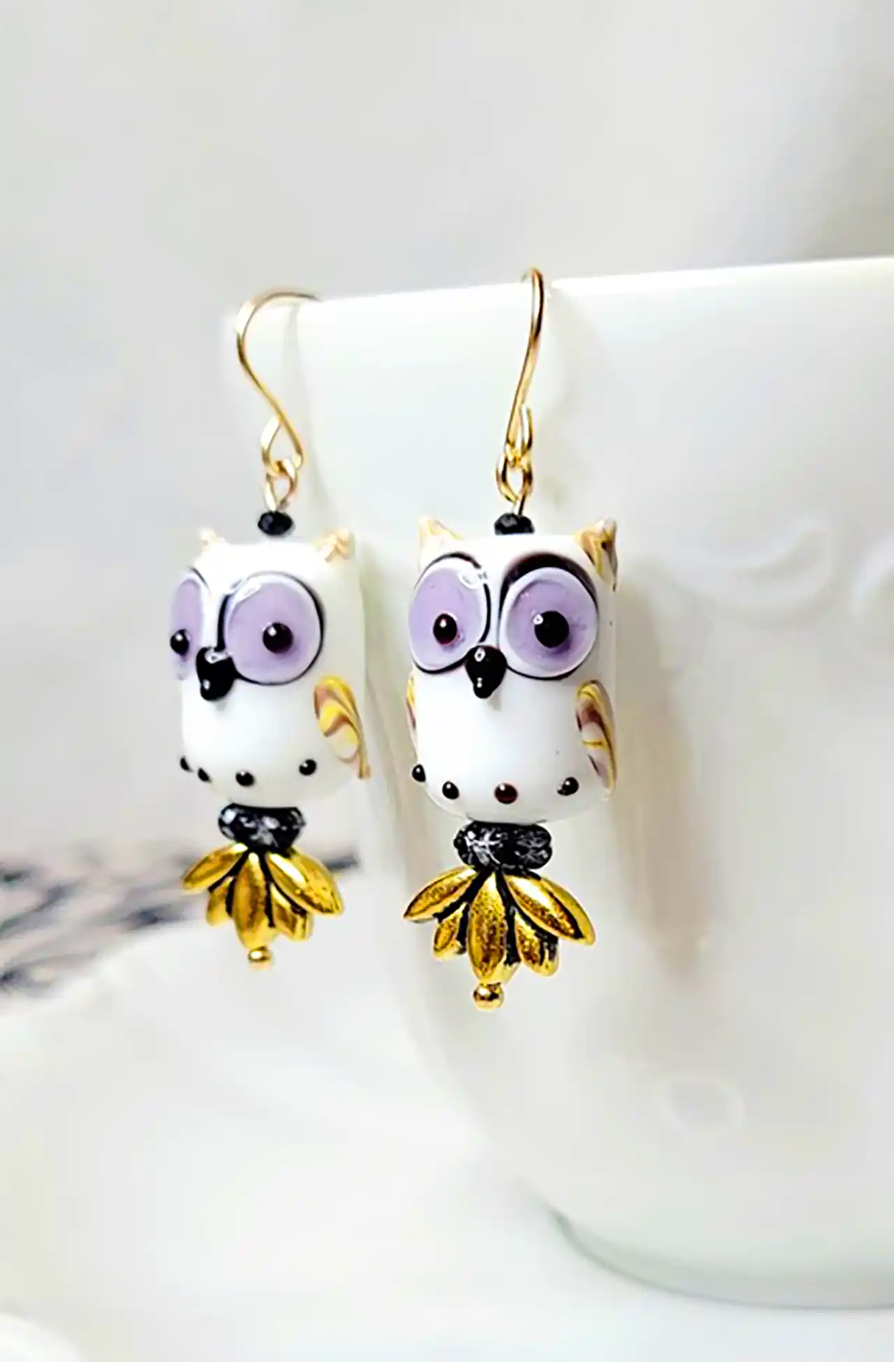 گوشواره طرح جغد