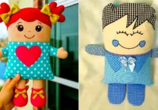عروسک پارچه ای بامزه
