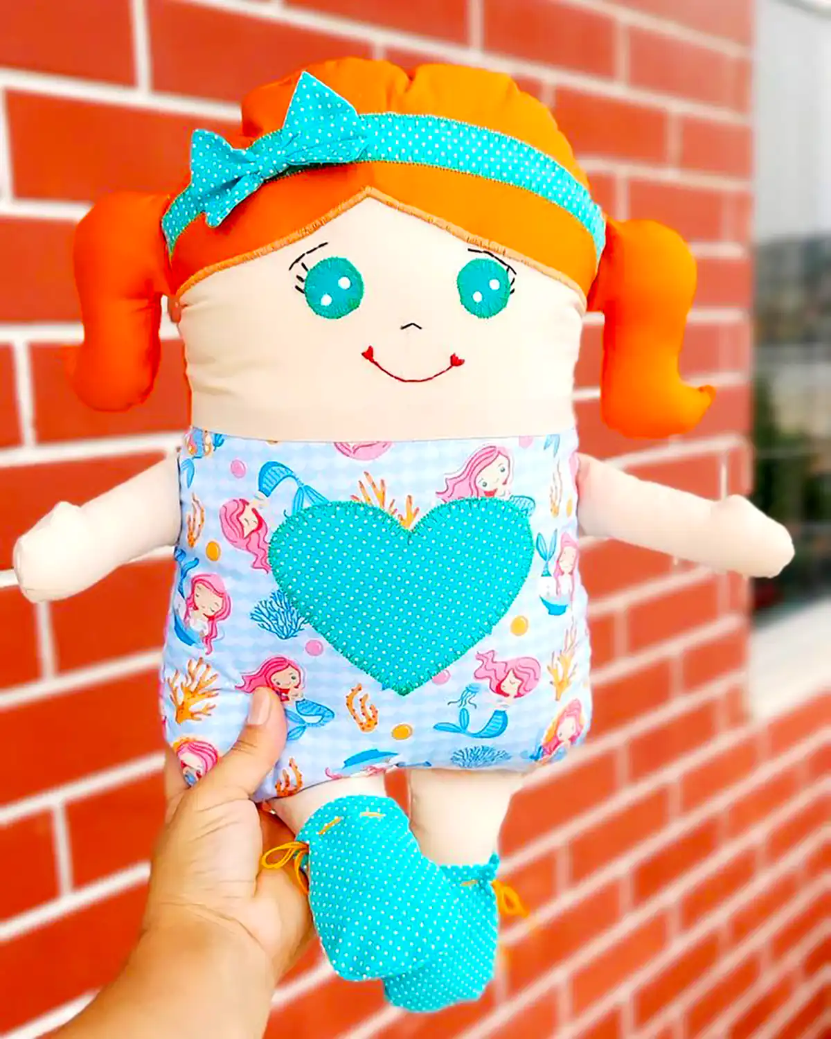 عروسک پارچه ای بامزه