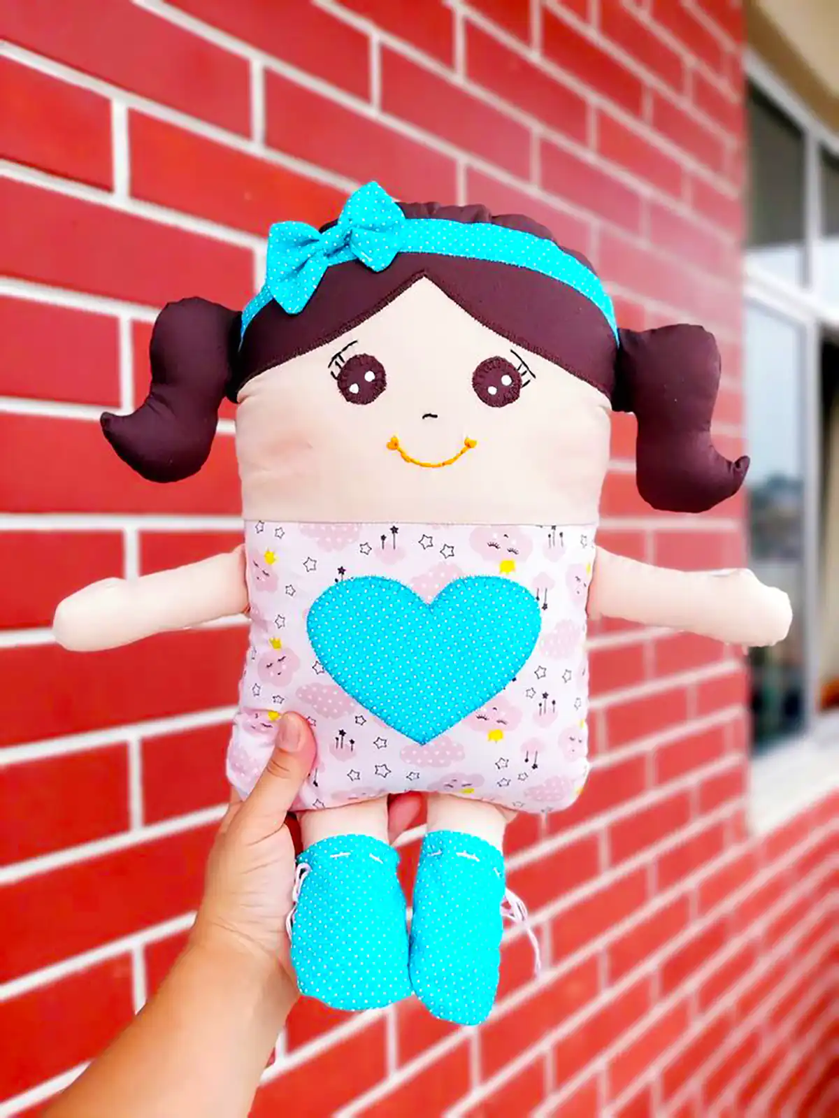 عروسک پارچه ای بامزه