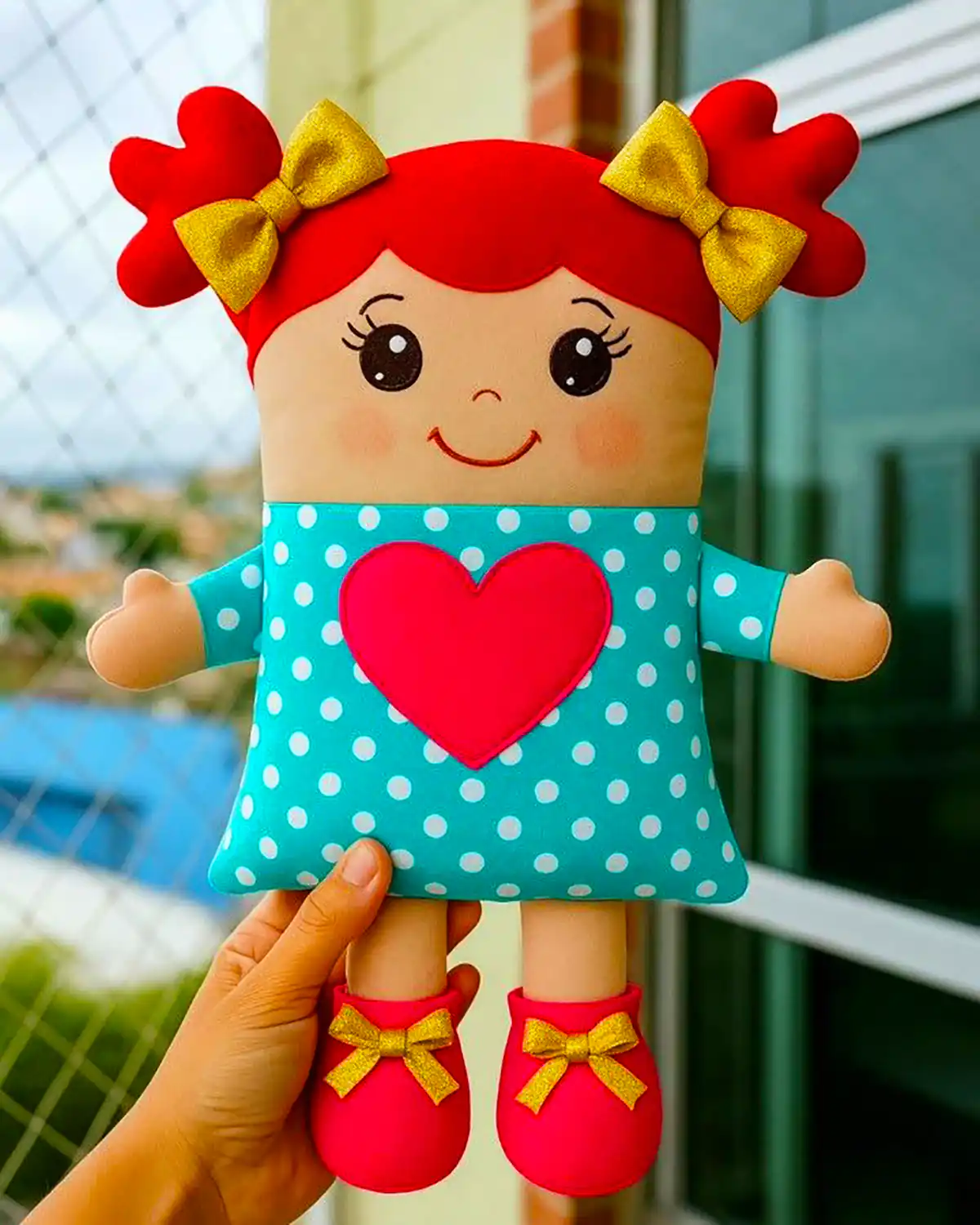 عروسک پارچه ای بامزه