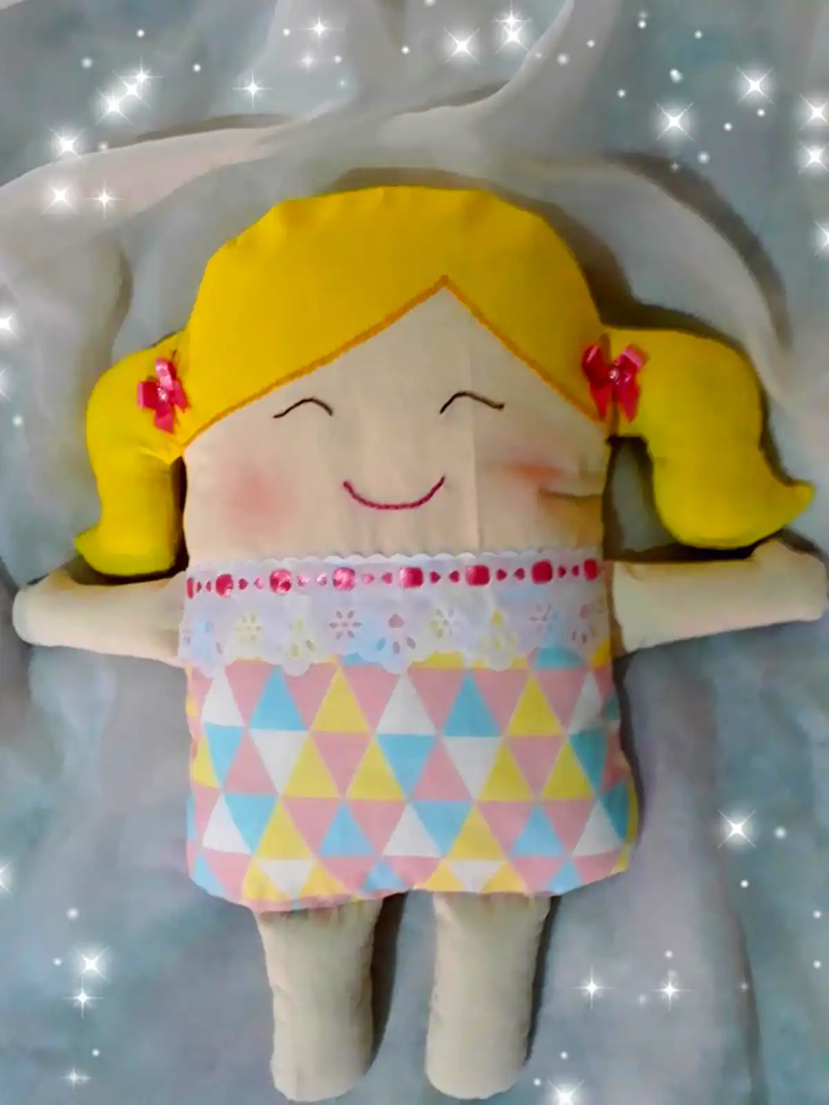 عروسک پارچه ای بامزه