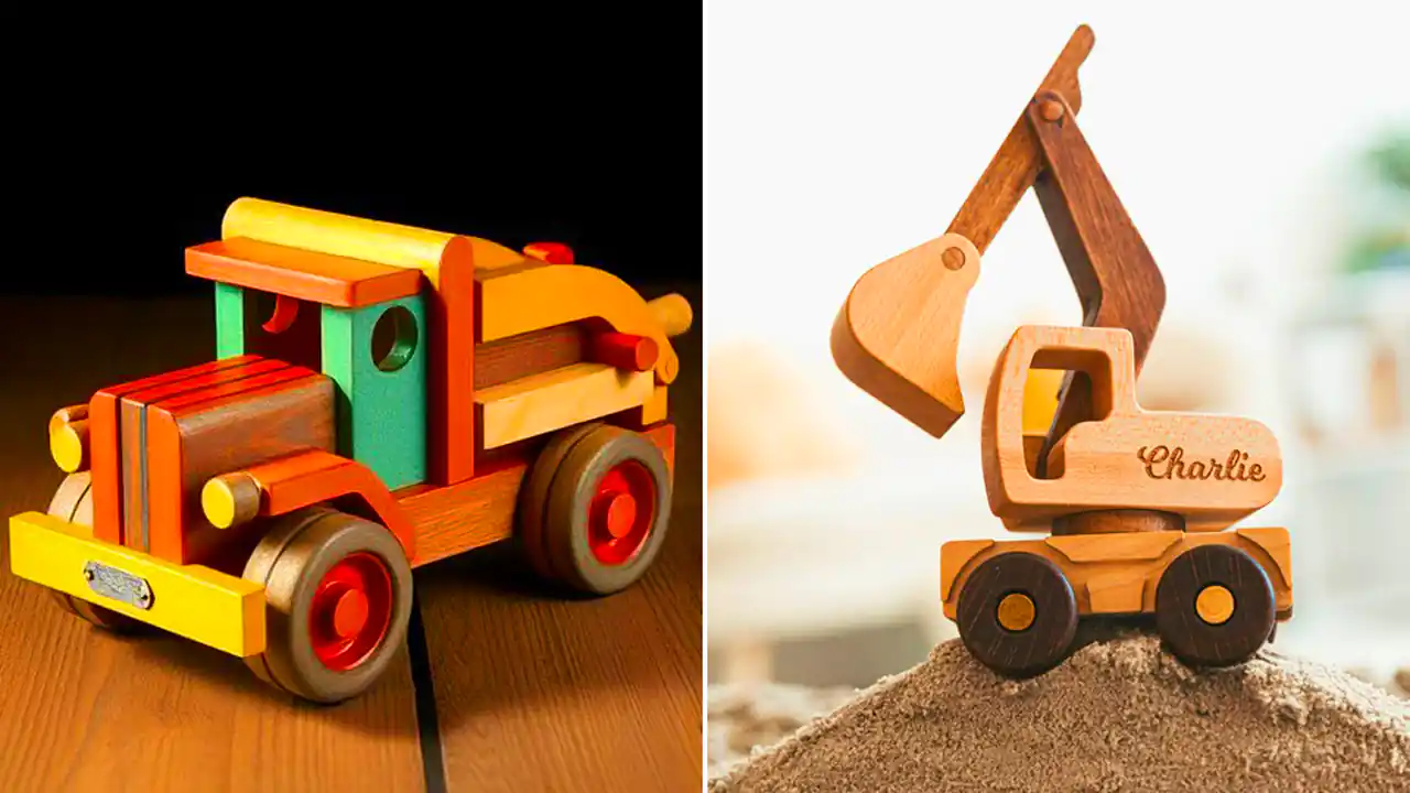 اسباب بازی چوبی دستساز