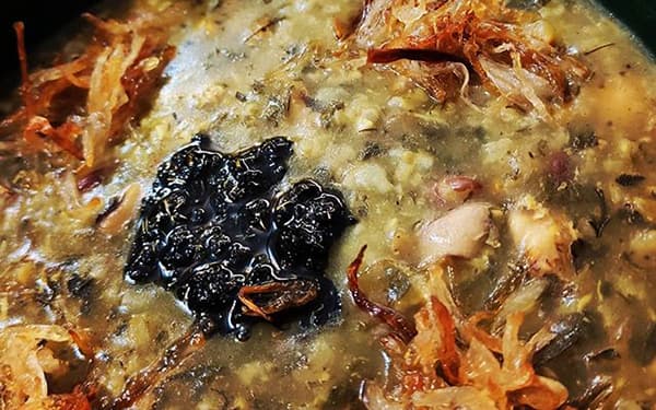 طرز تهیه آش شله قلمکار نذری خوشمزه و مجلسی اصفهانی