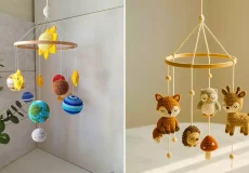 آویز بالا تخت نوزادی