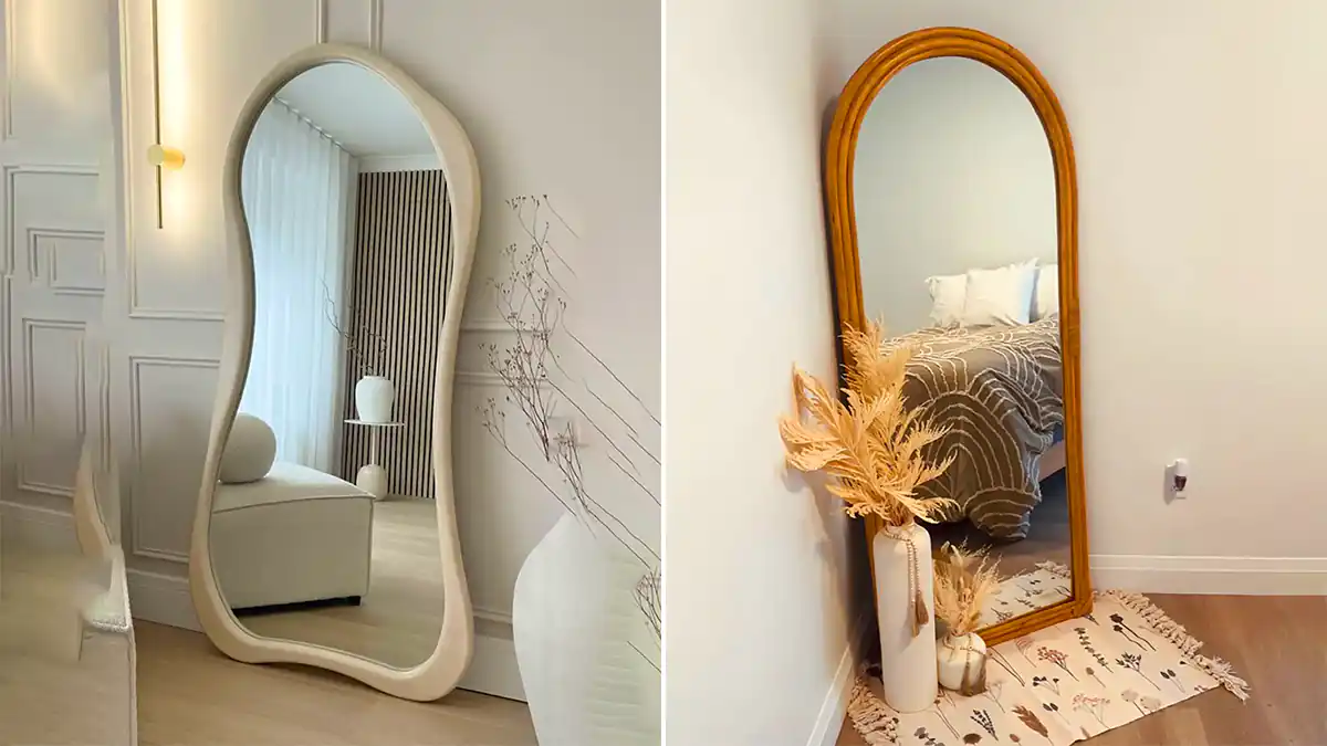 آینه ایستاده لوکس شیک