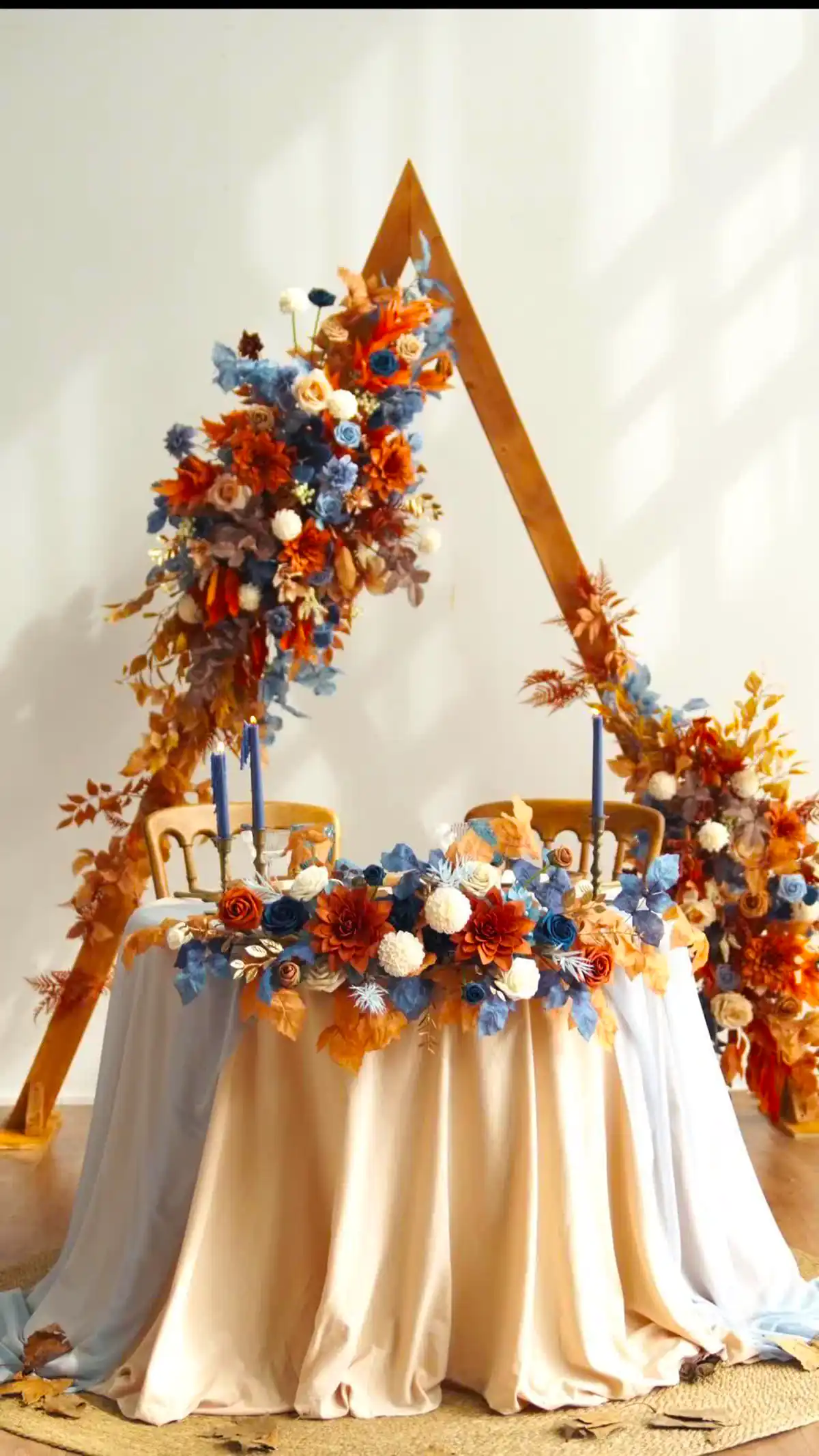 بکدراپ جشن با تم نارنجی