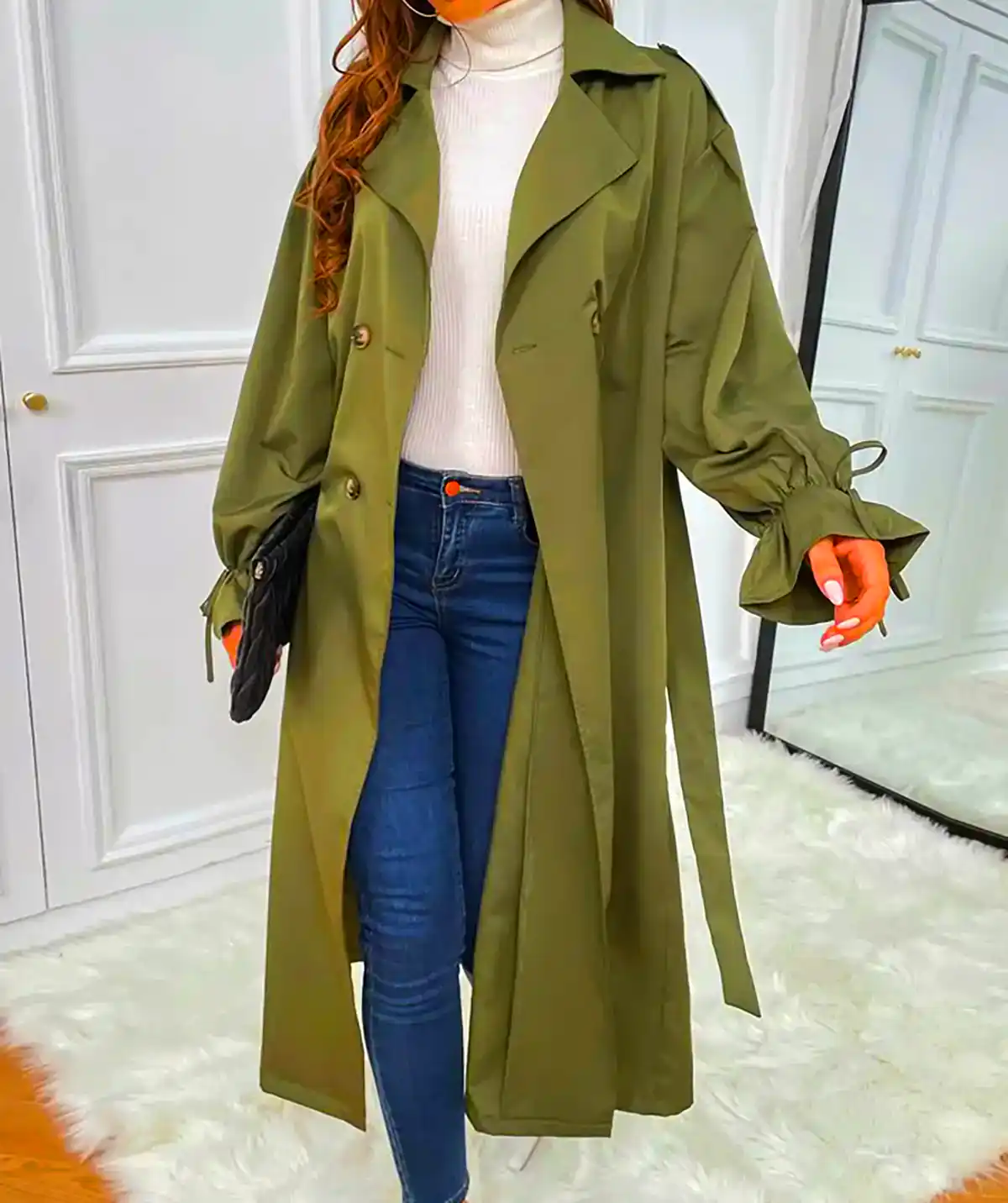 بارونی بلند دخترانه جدید