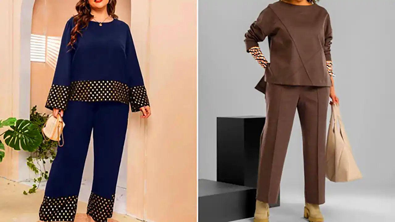 بلوز و شلوار ساده و شیک