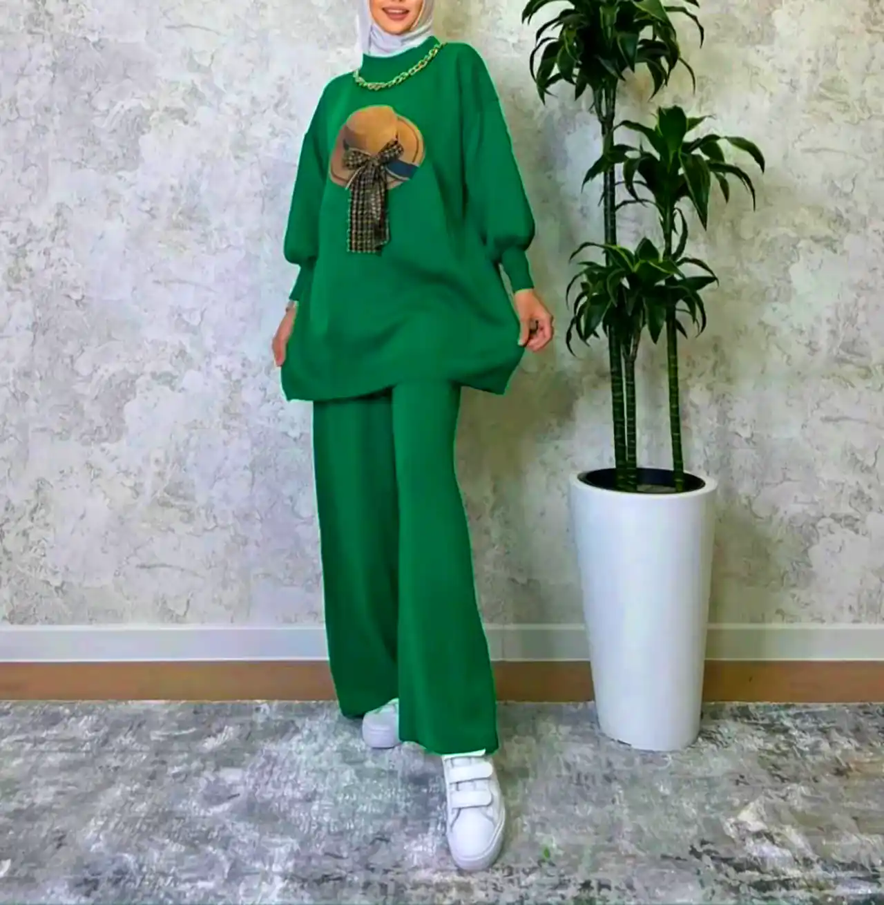 بلوز و شلوار گرم و ساده