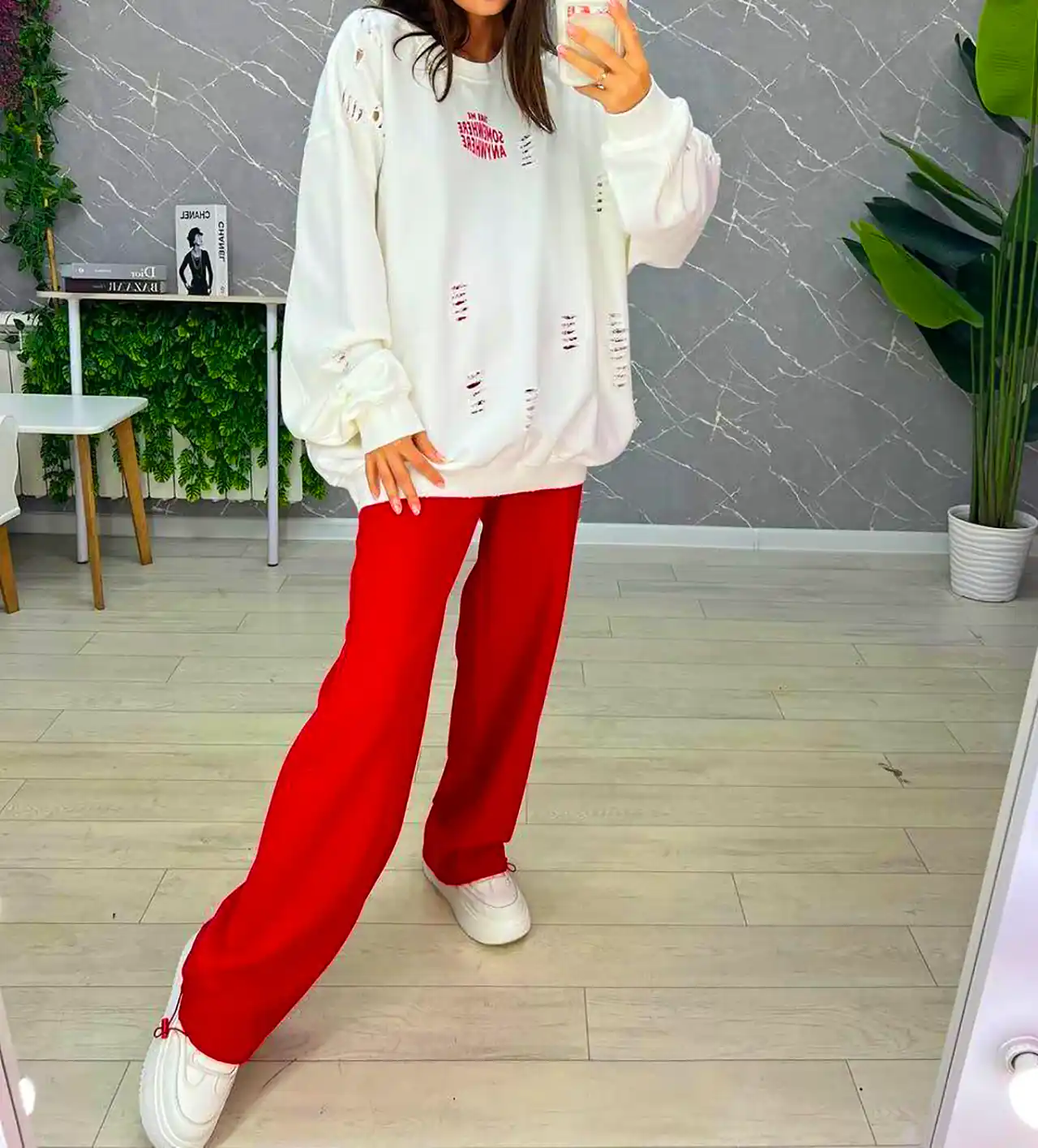 بلوز و شلوار گرم و ساده