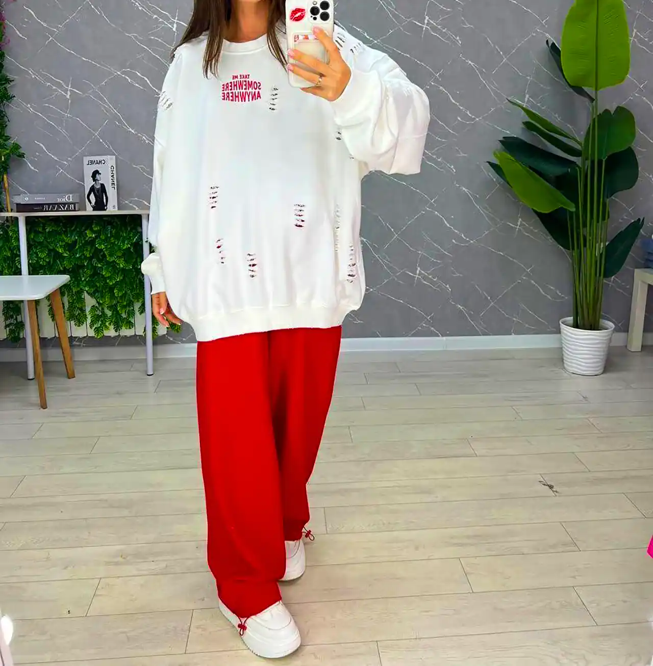 بلوز و شلوار گرم و ساده