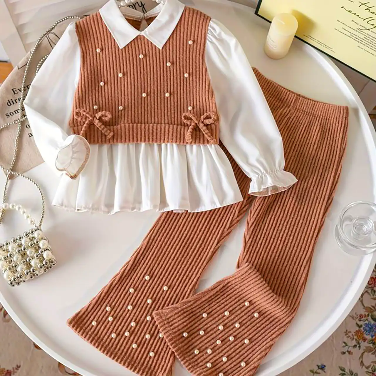 بلوز شلوار بهاری دخترانه