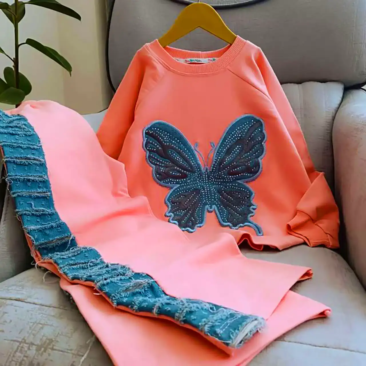 بلوز شلوار بهاری دخترانه