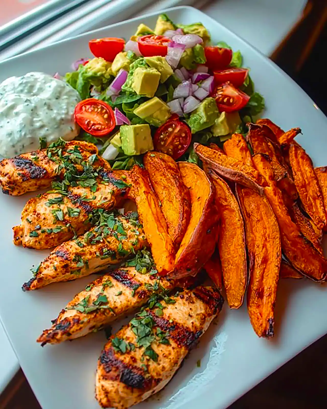 بشقاب غذای سالم و رژیمی