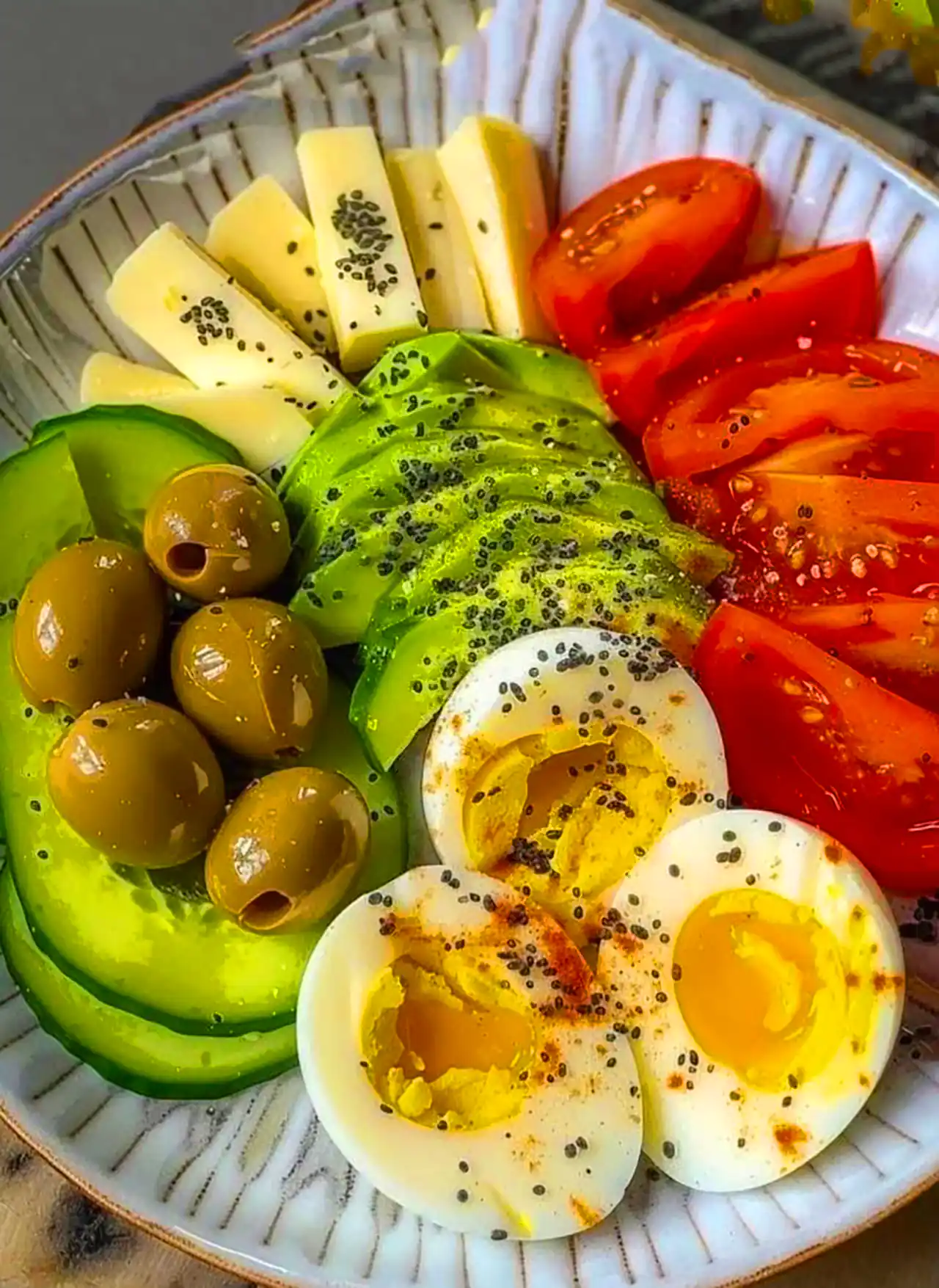 بشقاب غذای رژیمی