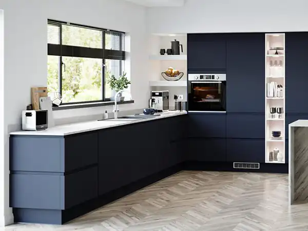 مدل کابینت بدون دستگیره + زیباترین مدل های کابینت بدون دستگیره بسیار شیک