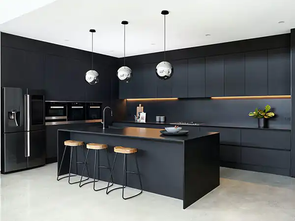 مدل کابینت بدون دستگیره + زیباترین مدل های کابینت بدون دستگیره بسیار شیک