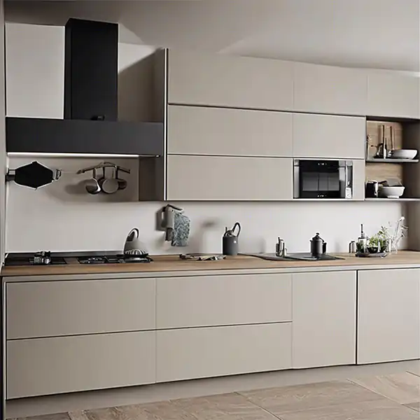 مدل کابینت بدون دستگیره + زیباترین مدل های کابینت بدون دستگیره بسیار شیک