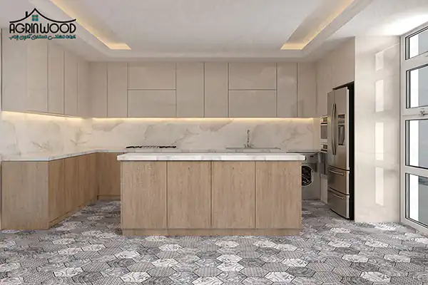 مدل کابینت بدون دستگیره + زیباترین مدل های کابینت بدون دستگیره بسیار شیک