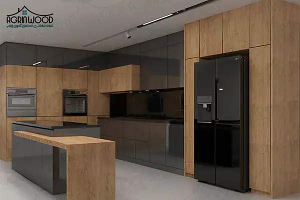 مدل کابینت بدون دستگیره + زیباترین مدل های کابینت بدون دستگیره بسیار شیک