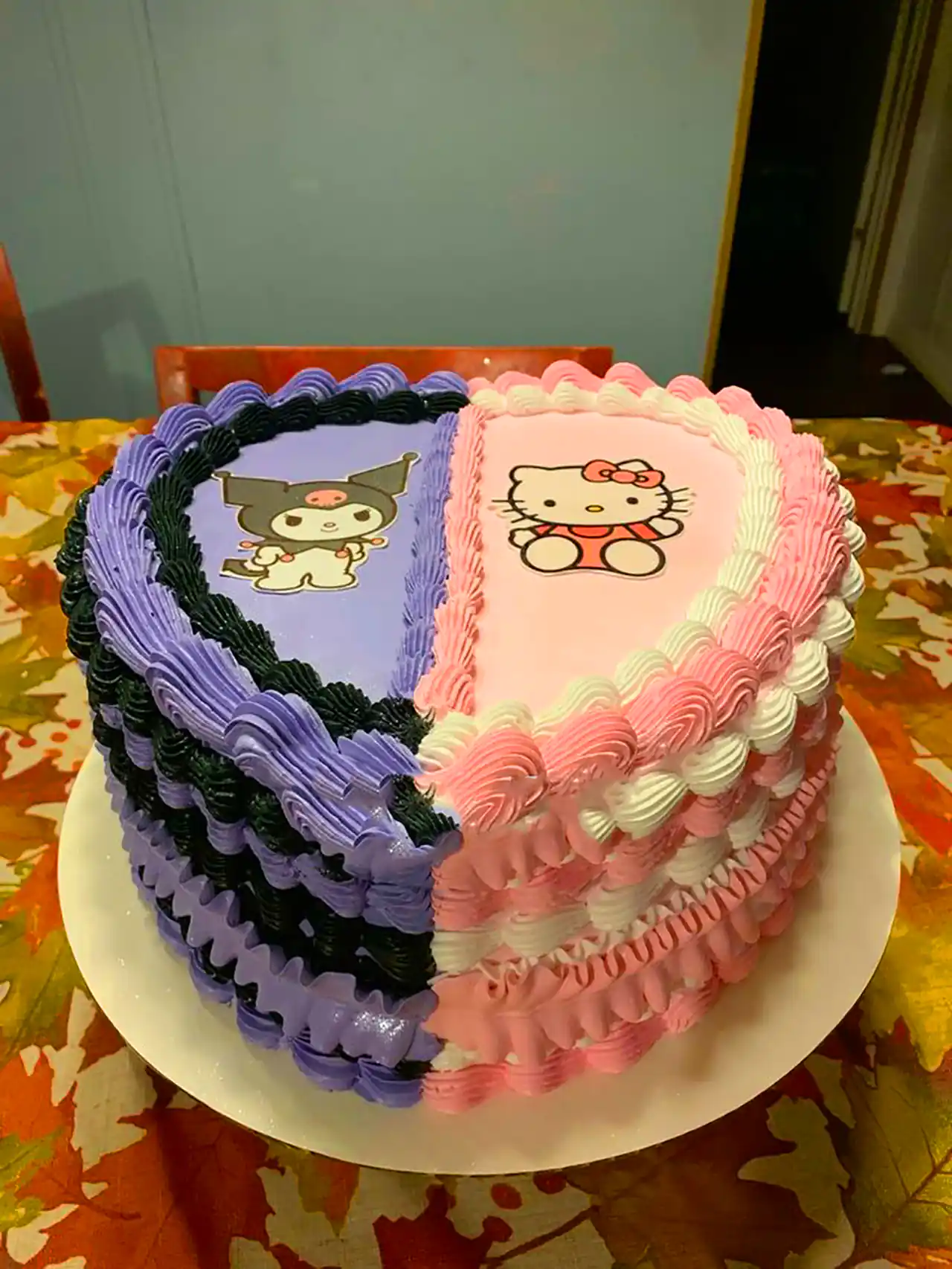 کیک فانتزی دخترانه کیوت لبوبو