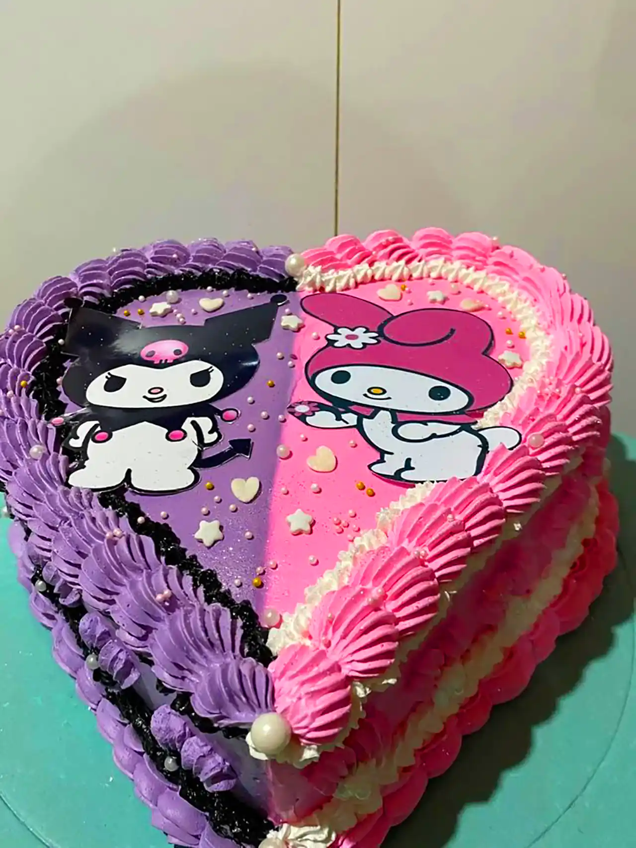 کیک فانتزی دخترانه کیوت لبوبو