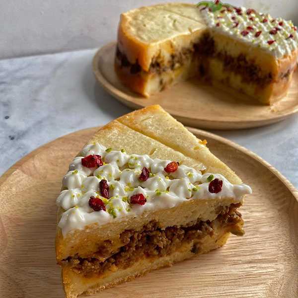 طرز تهیه کیک گوشت فوق العاده خوشمزه و مجلسی با فر و بدون فر