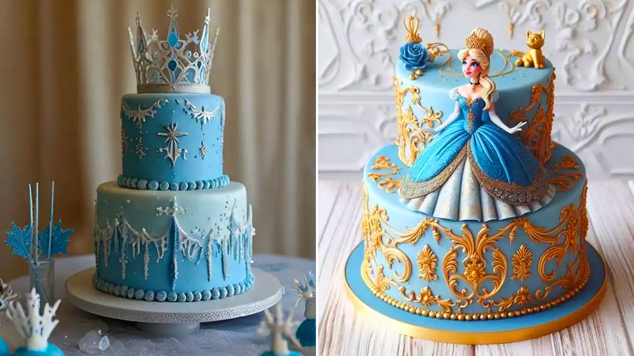 کیک تولد فانتزی پرنسس سیندرلا