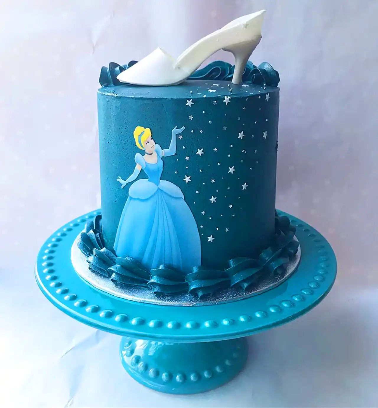 کیک تولد فانتزی پرنسس سیندرلا