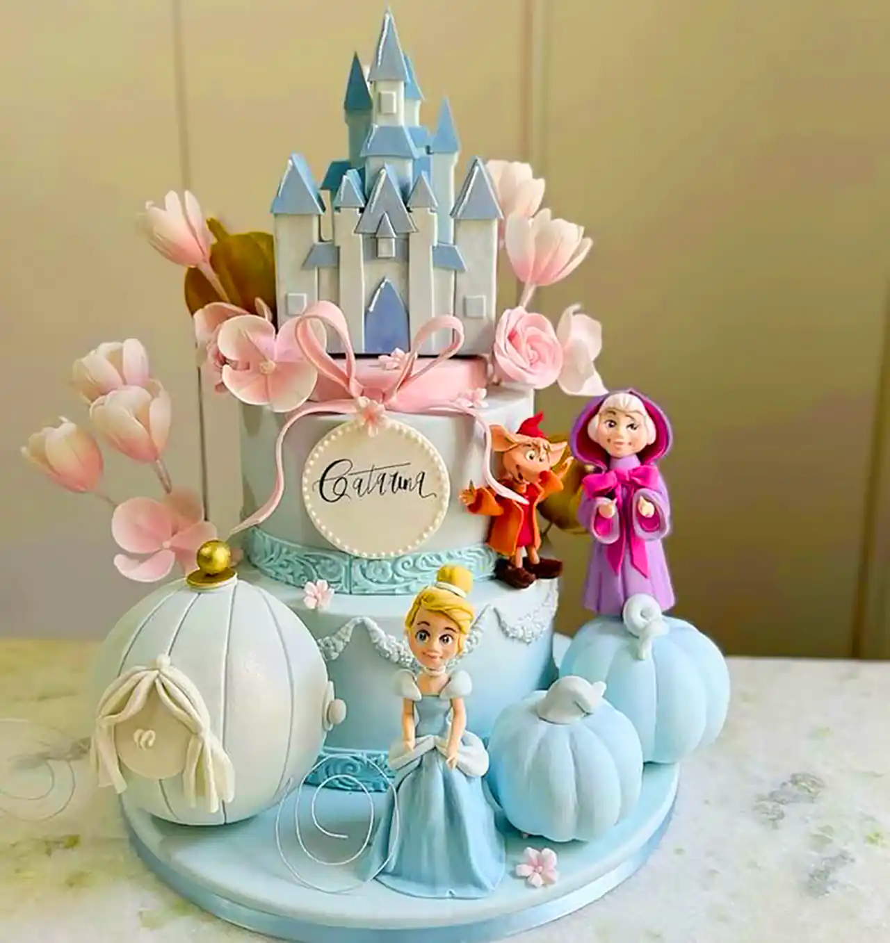 کیک تولد فانتزی پرنسس سیندرلا