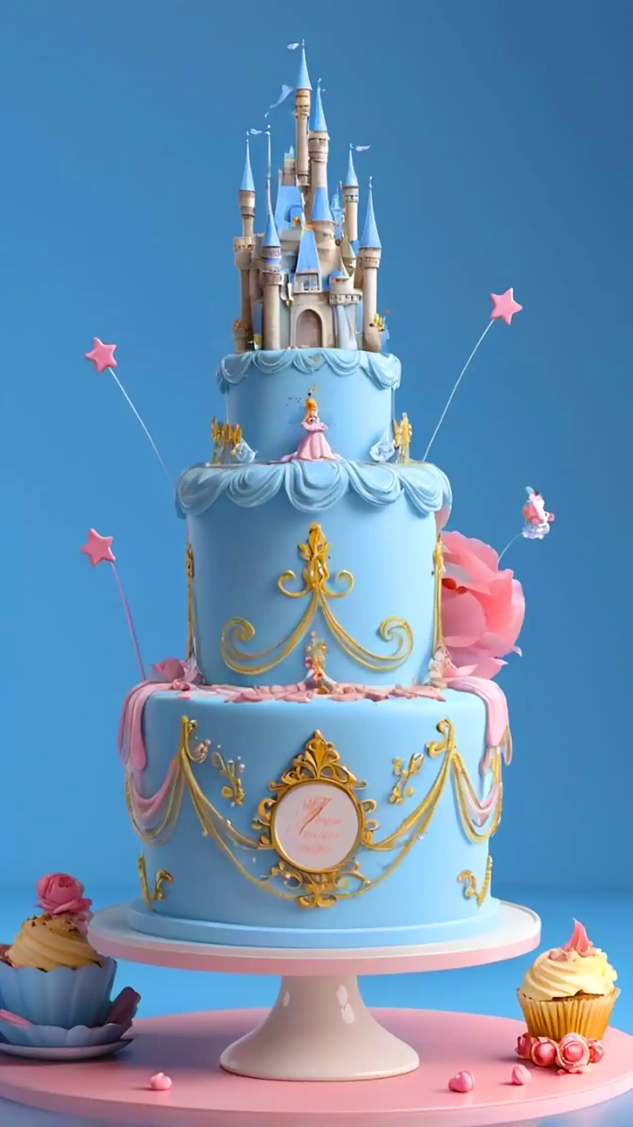 کیک تولد فانتزی پرنسس سیندرلا