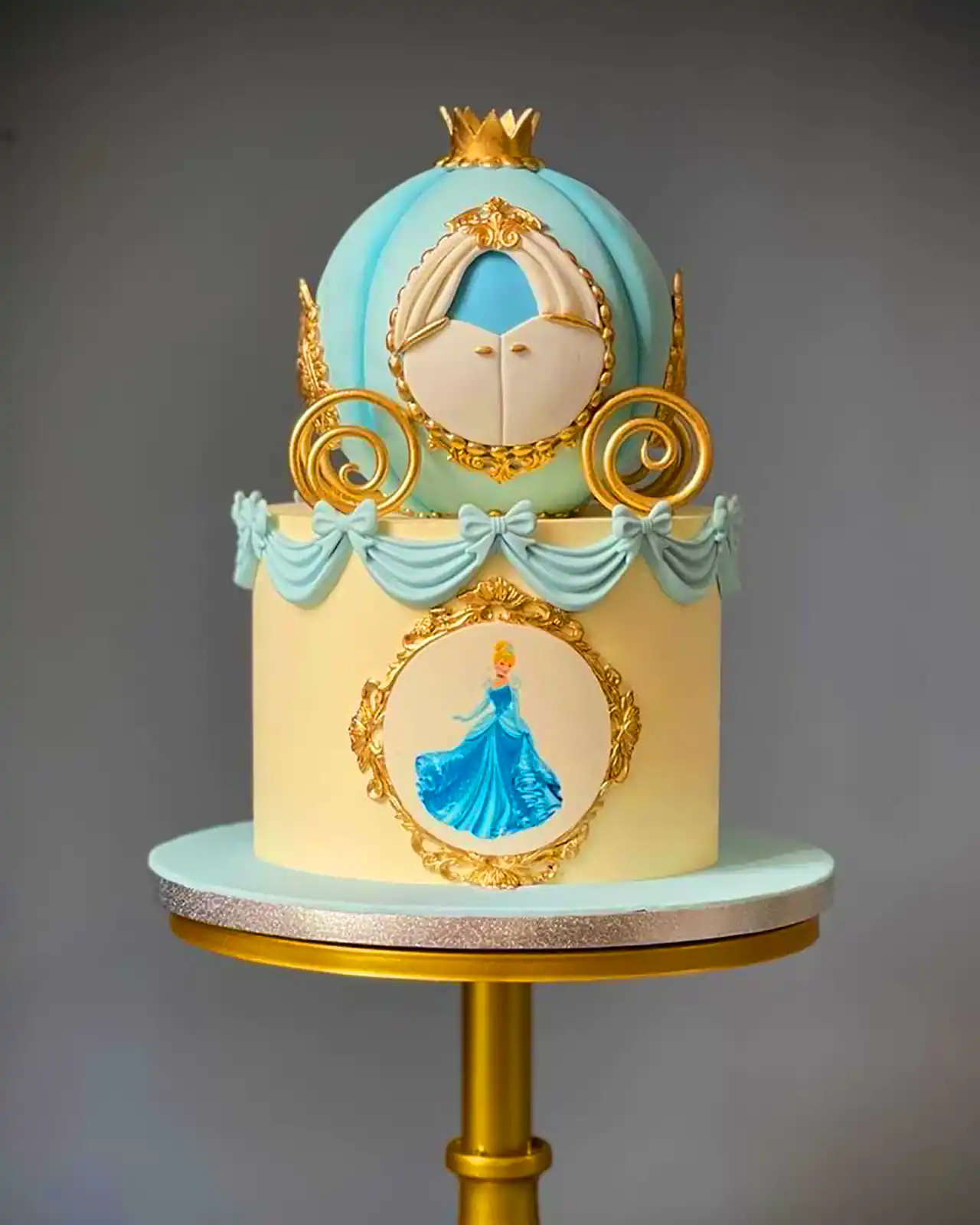 کیک تولد فانتزی پرنسس سیندرلا