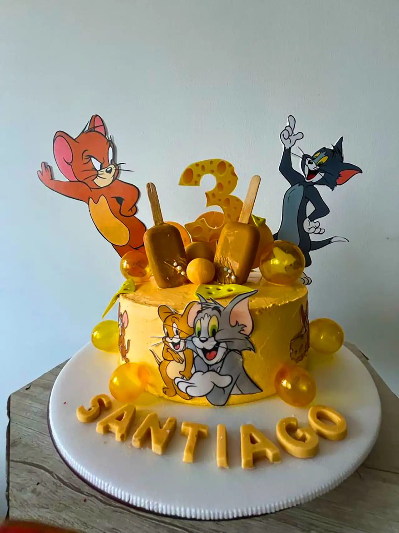 کیک تولد موش و گربه