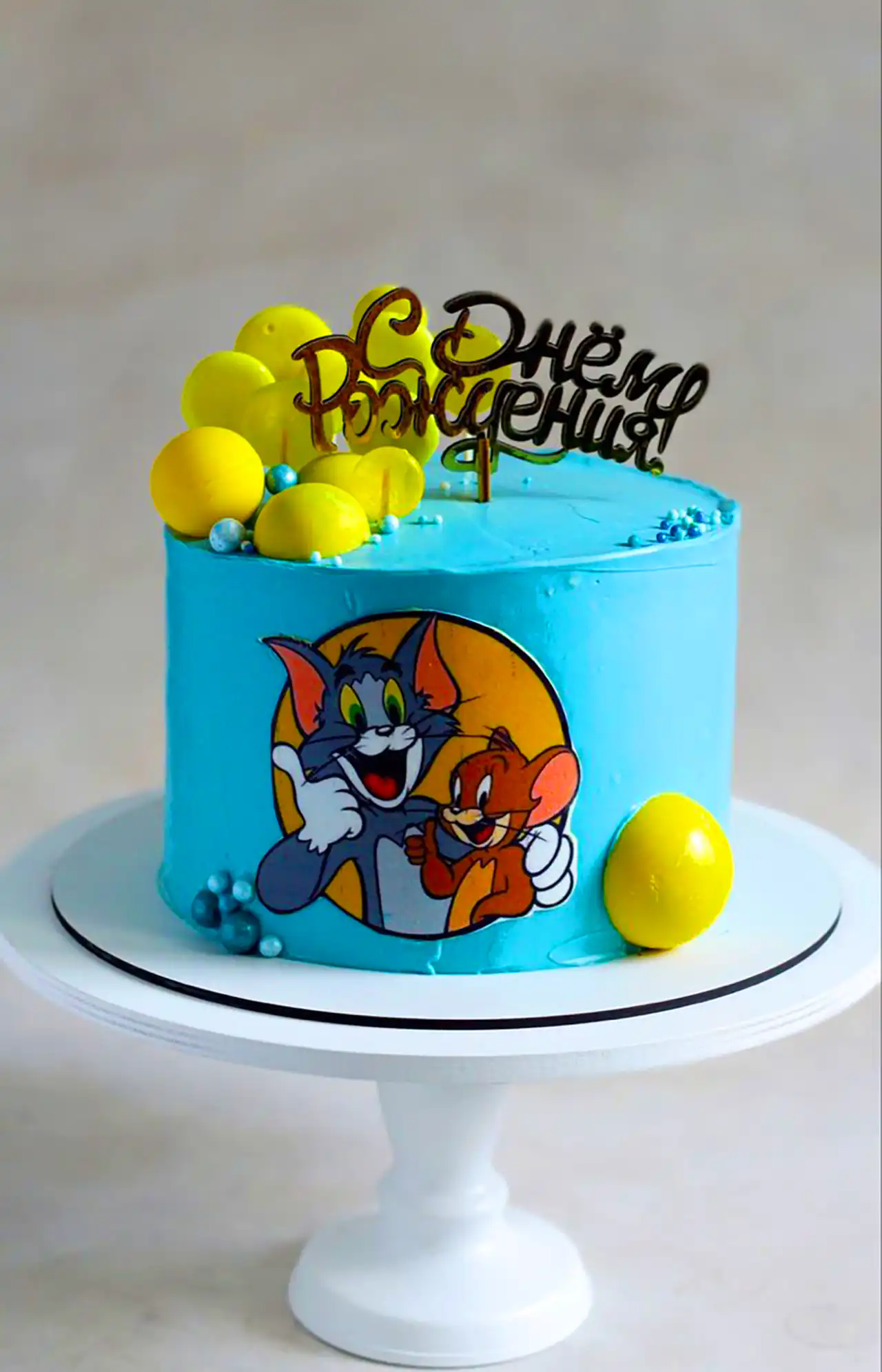 کیک تولد موش و گربه