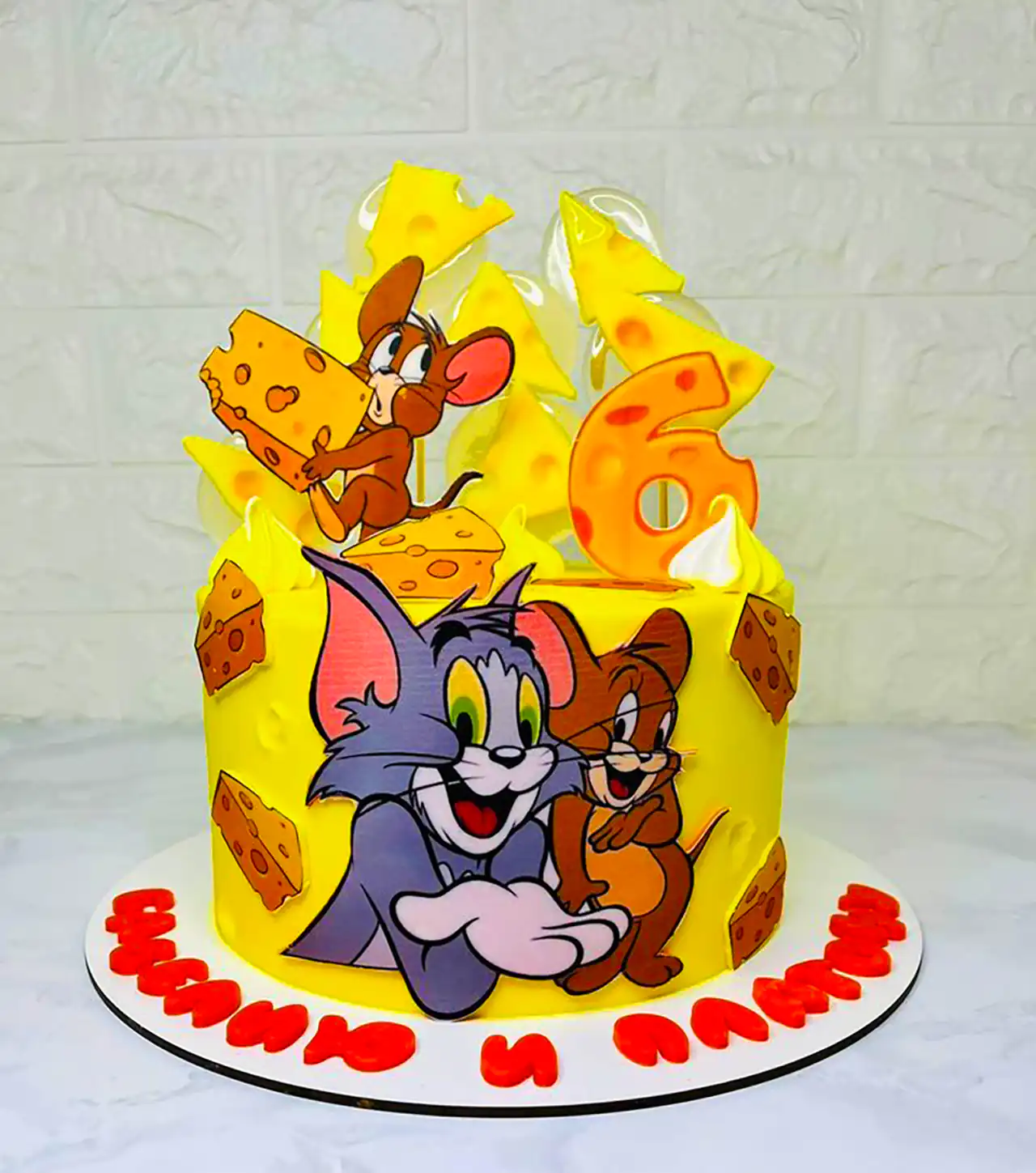 کیک تولد موش و گربه