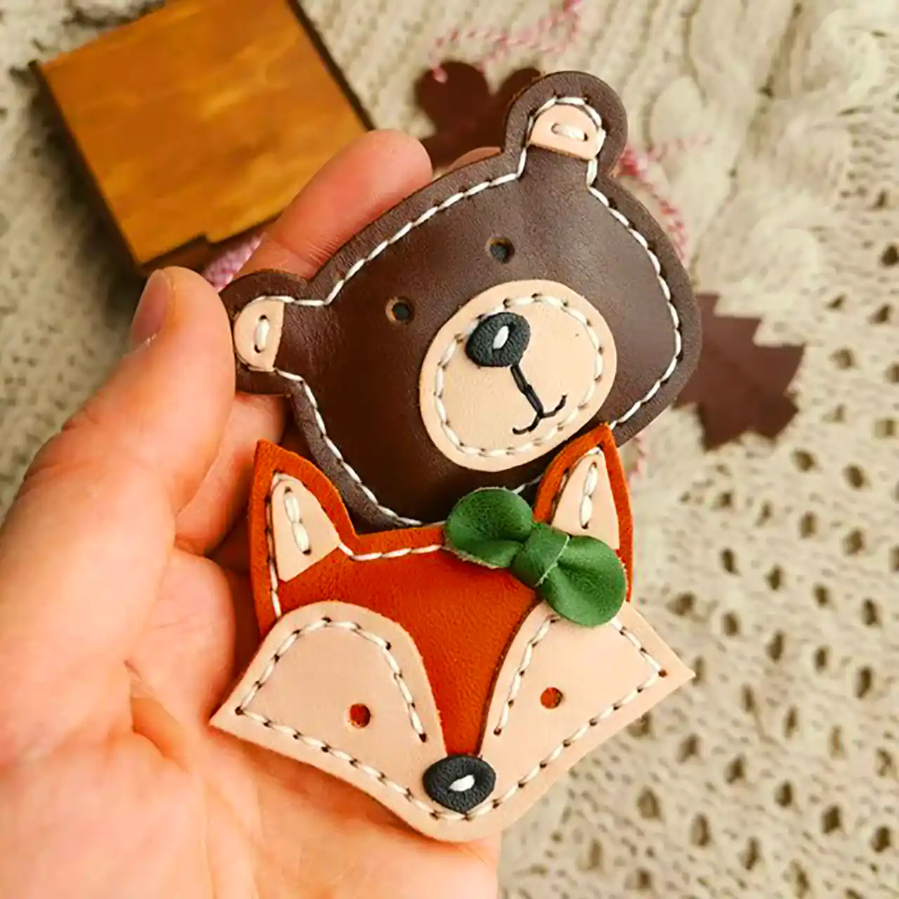 چارم بگ چرمی حیوانات