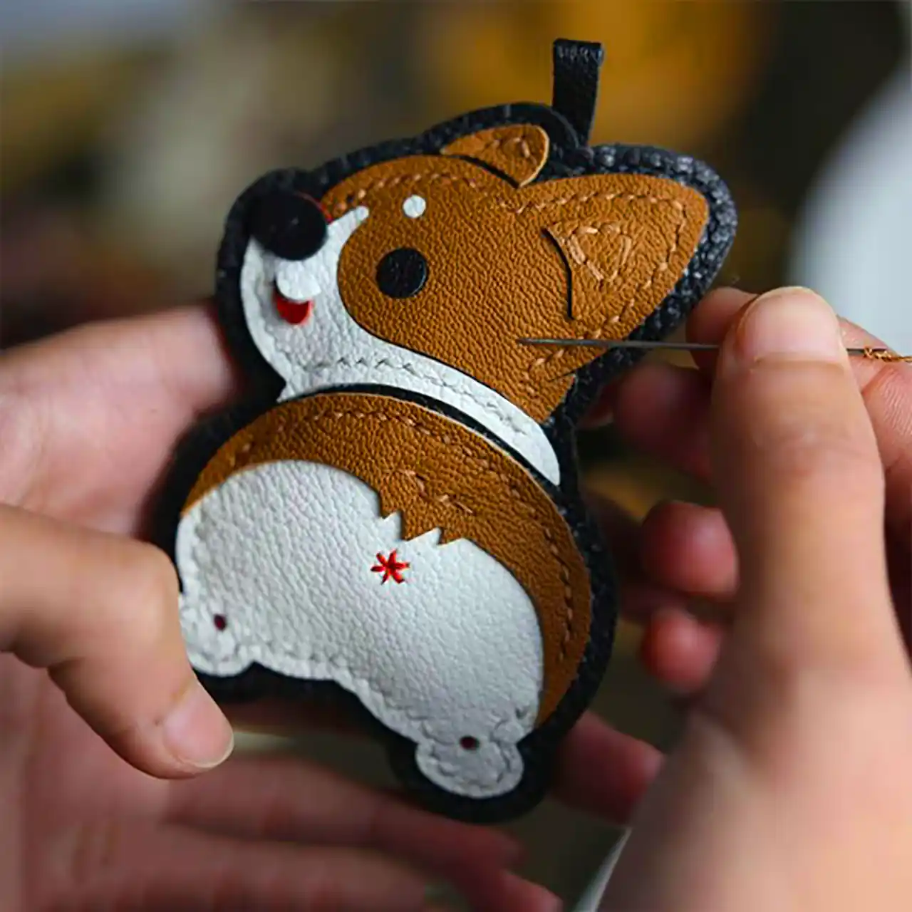 چارم بگ چرمی حیوانات