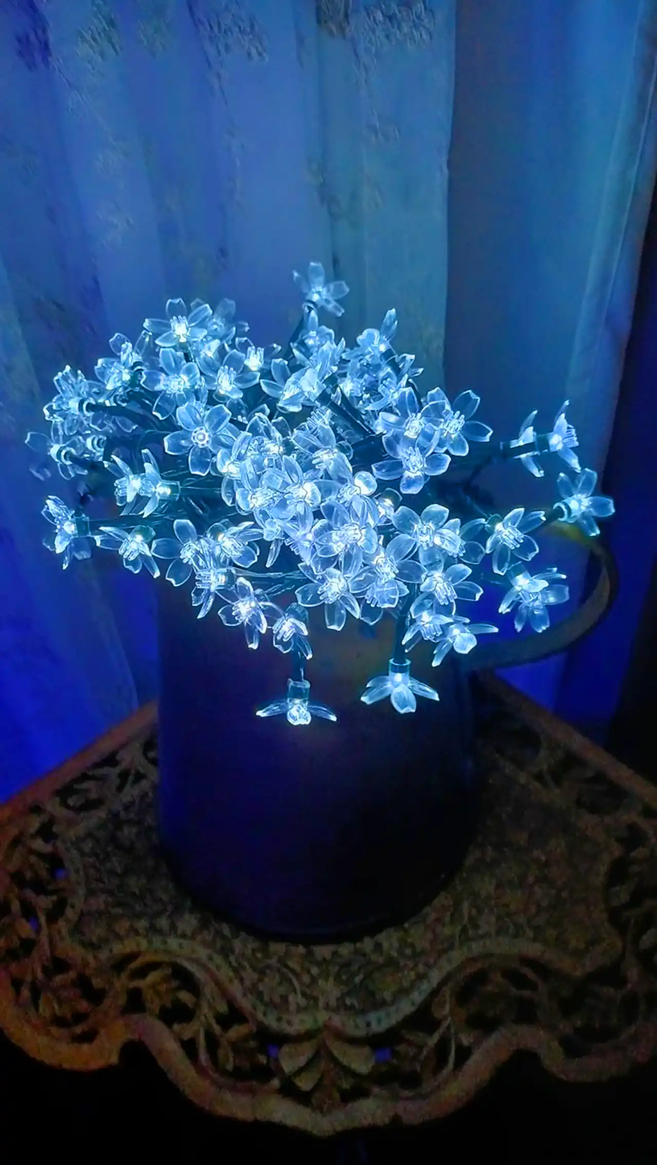 چراغ خواب فانتزی طرح گل