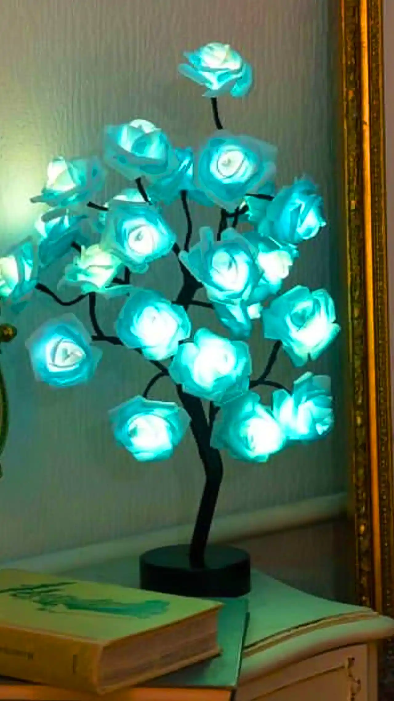 چراغ خواب فانتزی طرح گل