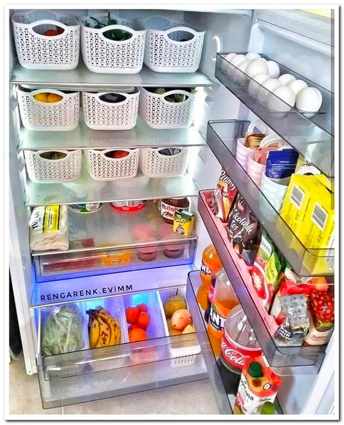 چیدمان یخچال عروس 