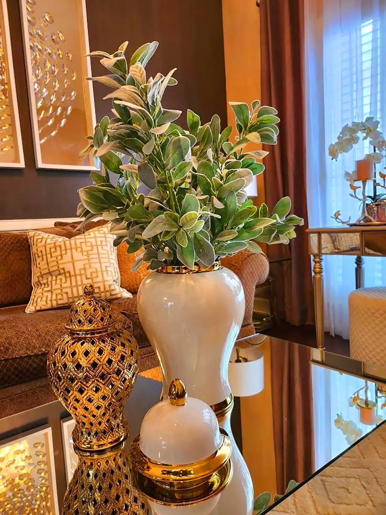 چیدمان یونیک برای روی میز عسلی