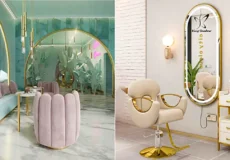 چیدمان زیبا برای سالن زیبایی