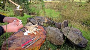 طرز تهیه استیک تاماهاوک با روکش کره کابوی در فضای باز