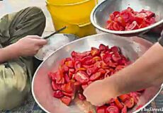 طرز تهیه کلجی ماسالا به سبک غذای خیابانی پاکستان