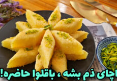 طرزتهیه باقلوا نارگیلی باتمام نکات مهم/آموزش باقلوا