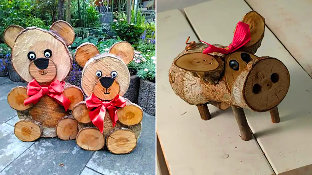 دکوری چوبی دستساز عروسکی