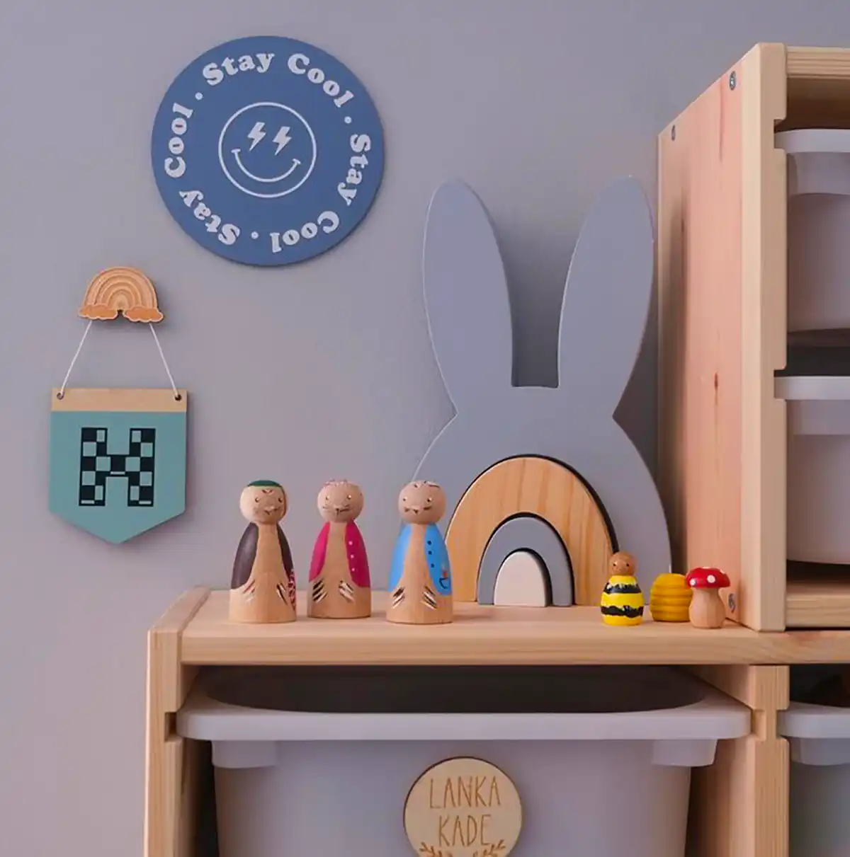 دکورهای چوبی برای اتاق کودک